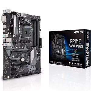 ASUS PRIME B450-PLUS | Carte Mère ATX Socket AM4 AMD B450 4x DDR4 PCI-E 3.0 16x