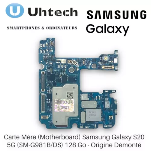 Carte Mère Samsung Galaxy S20 5G (SM-G981B/DS) 128 Go - Origine Démonté